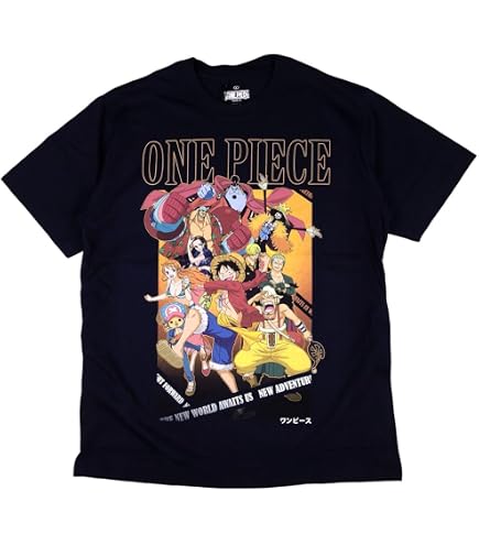 Amazon.co.jp: ワンピース 麦わらの一味 ドクロTシャツ スミ Mサイズ