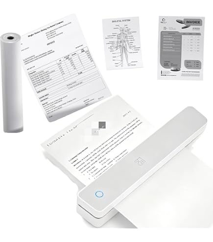 Amazon.co.jp: [starrycoo]プリンター 小型 持ち運びミニプリンター