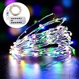 AOLVO文字列ライトインドアとアウトドア10 M / 33フィート100 LED Powered USB経由リモートのクリスマスのベッドルームガーデンパーティーウェディング装飾用(防水)
