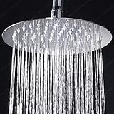 Bakala ® 8インチバス降雨シャワーヘッドステンレススチール雨シャワーヘッド真鍮シャワーアーム 12 Inch A804-3