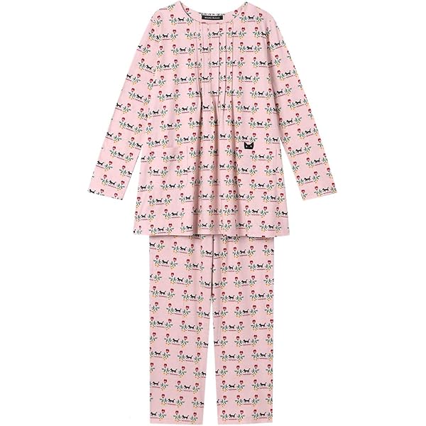 マタノアツコAtsuko Matano ルームドレス 花柄ロング 新品 Amazon | ワコール Wacoal マタノアツコ ATSUKO MATANO くろねこ