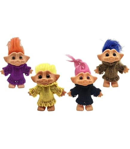 Amazon | Tachiuwa ヴィンテージトロール人形ミニフィギュアグッズ