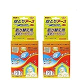 電池で蚊とり アース ペット用 取り換え用 薬剤カートリッジ 2箱セット 蚊取り線香 犬 猫 詰め替え カートリッジ　虫よけ