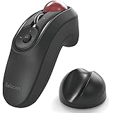 エレコム トラックボールマウス ハンディタイプ Relacon メディアコントロールボタン搭載 スタンド付 静音 Bluetooth ブラック M-RT1BRXBK