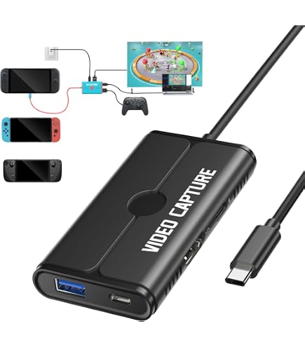 美品　キャプチャーボード Amazon.co.jp: Switch 兼用 キャプチャーボード Switch2対応 Switch