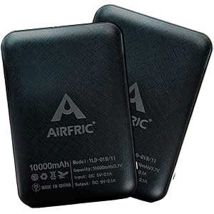 AIRFRIC 電熱ベスト 専用 モバイルバッテリー ヒー トベスト ほっとベスト USB充電 温度調整 ほっとチョッキ…