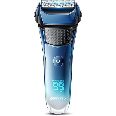 Amazon | メンズシェーバー 髭剃り 3枚刃 回転式 ひげそり 電動髭剃り