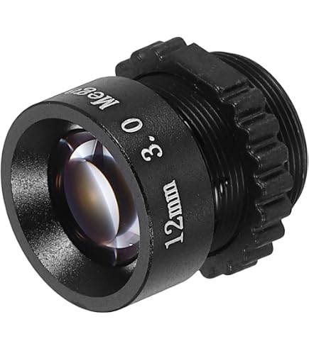 Amazon | uxcell カメラレンズ 焦点距離12 mm 5MP F2.0 FPV CCTVカメラ
