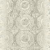 York Wallcoverings ve7113 Patina Vie MandalaストライプTransition壁紙、Blacks