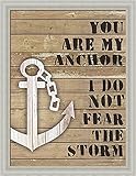 You Are MyアンカーMarla Rae I Do Not Fear the Stormサイン入りアートプリント壁装飾画像 PL-MA1129-W-12x16
