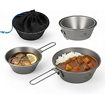 Amazon.co.jp: COOK'N'ESCAPE シェラカップ チタン 2点セット 300ml ＋