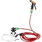 SD 車洗浄機 12V 車用クリーナー 洗車フォームガン 洗車のパイプ シガーソケット 接続式 SENKURI-12