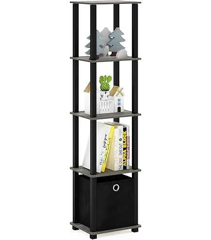 ☆コーナーシェルフ ロッシ エスプレッソ 5段 壁掛け 即日発送】 壁につけられる家具 コーナーシェルフ 220mm (飾り棚