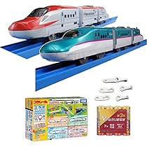 Takara Tomy - ゆぱちーの6月末までお引き下げプラレール5台 線路 部品 セット Amazon.co.jp: タカラトミー(TAKARA TOMY) プラレール E5&E6系