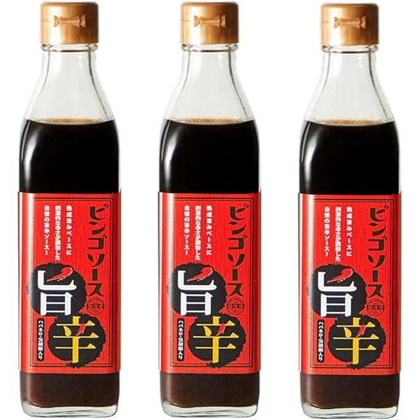 Amazon.co.jp: ビンゴソース350g×3本 たかの 甘口 オリジナル