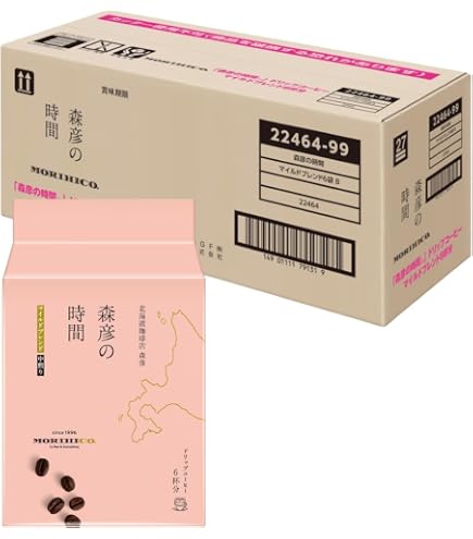 Amazon.co.jp: AGF 森彦の時間 ドリップコーヒー 森彦ブレンド 6袋×6箱