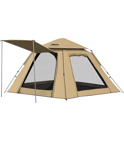 binoa テント ワンタッチテント 3～4人用 全景天窓 ダブルドア・窓 21 binoaのワンタッチテントはどうなの？3~4人用 全景天窓 ダブルドア・窓