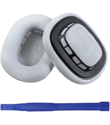 Amazon | イヤークッション Apple AirPods Maxヘッドホン用 メッシュ