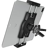 EXSHOW 車載ホルダー タブレットホルダー エアコン吹き出し口用 タブレットスタンド 落下防止 安定性車のエアベントマウントiPadスタンド ポータブル 360度自由回転 取り付け簡単 日本語説明書付き タブレットとスマートフォン4～11インチ全