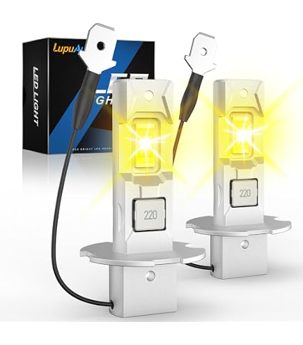 Amazon | H3LED H3C 黄色 イエロー 3000K 車 フォグランプ 24V専用