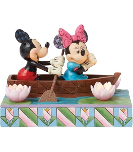 Disney Traditions Jim Shoreミッキー ミニーフィギュア ディズニー ミッキー＆ミニー キスマーク フィギュア プレゼント