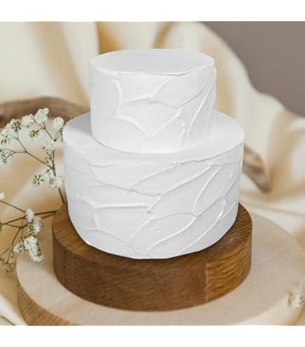 Amazon.co.jp: クレイケーキ 土台 発泡スチロール 2段 Lサイズ