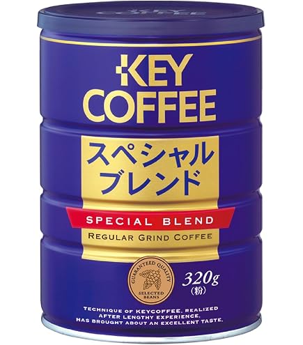 Amazon.co.jp: キーコーヒー スペシャルブレンド(粉) 320g缶×6個入 