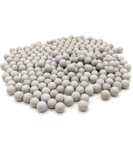 ZOYO Precision Slingshot Ammo - 3/8 Inch (9-10mm) Hard Clay Balls, 7000 Count, Biodegradable