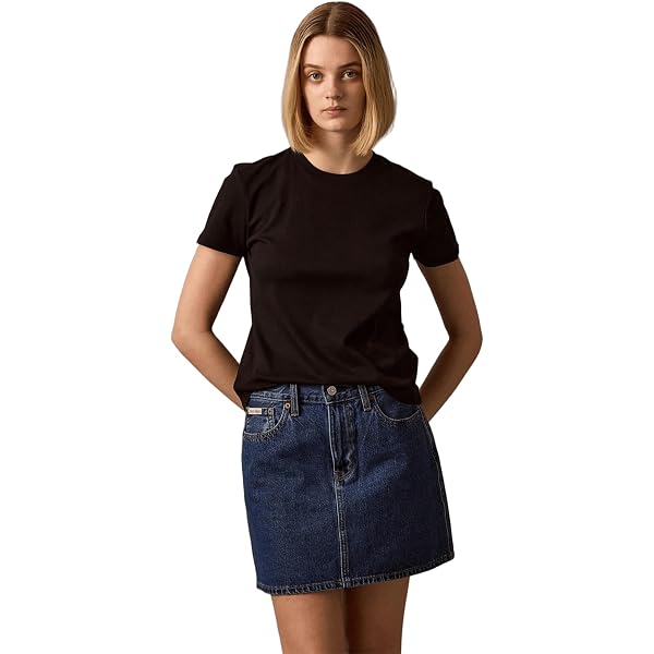 Amazon | Calvin Klein レディース ノースリーブニットラインブラウス 