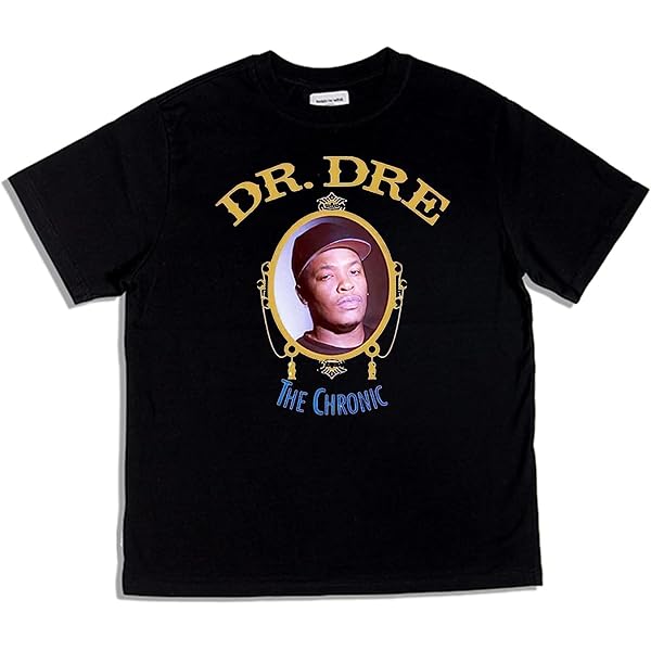 DR. DRE 2001 & The Chronicレコード アナログ Tシャツ The Chronic Jumbo Print Tee - Vintage Black - Interscope Records