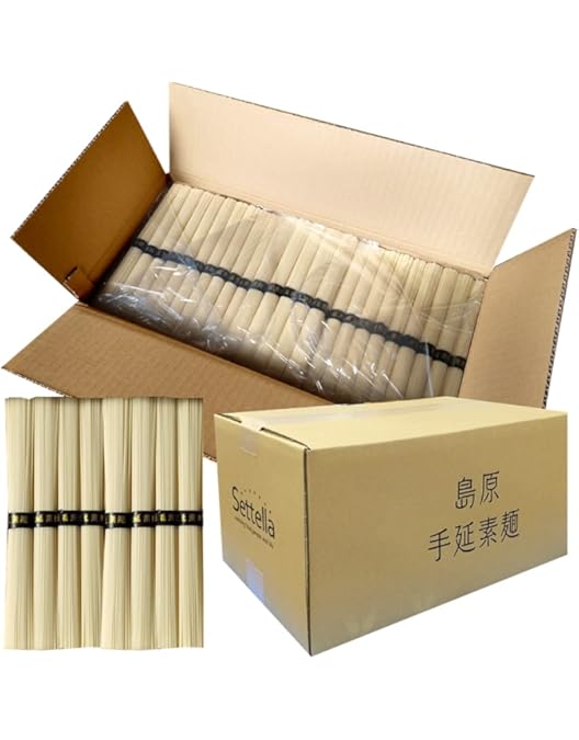 Amazon.co.jp: そうめん ギフト 島原そうめん たっぷりお徳用 3kg