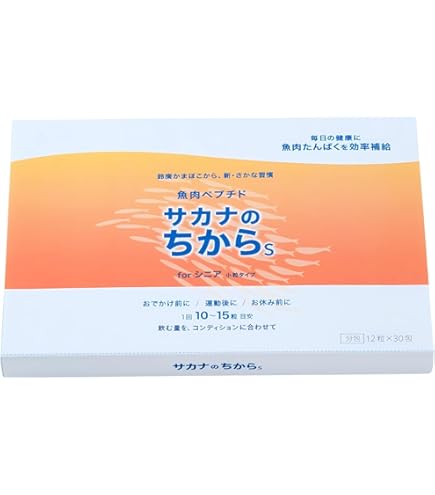 Amazon.co.jp: サカナのちから サカナのちからS for シニア 120g 錠剤