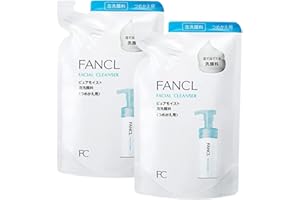 ファンケル (FANCL) 新 ピュアモイスト 泡洗顔料 [ 詰め替え ] 130mL×2袋 (約100回分) 洗顔 無添加 (敏感肌/アミノ酸/セラミド) 泡洗顔