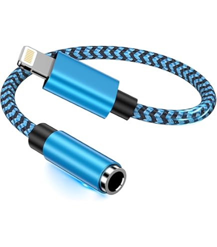 イヤホンジャック Lightning-3.5mm ステレオ ミニジャック＋充電 2in1 変換ケーブル ZJ