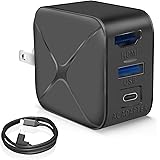 【Nintendo Switch対応3-in-1】スイッチ用ACアダプター 多機能 HDMI 変換アダプター Type-c充電器（HDMI/USB 3.0/TYPE-C) 急速充電 PSE認証済 過電流保護 コンパクト switch ドック代用品 T