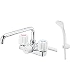 Amazon | SANEI(サンエイ) ツーバルブデッキシャワー混合栓 台付き 2穴