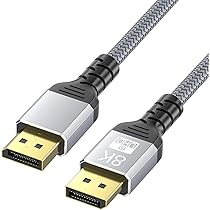 PCケーブル・コネクタ WLGQ Displayport 1.4 cable 8K@60Hz 4K@ Amazon.co.jp: LINKUP - (3メートル/10フィート) DisplayPort