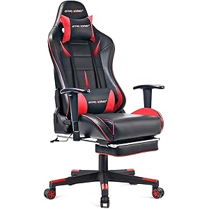 Gtracing ゲーミングチェア オフィスチェア デスクチェア ゲーム用チェア リクライニング パソコンチェア ハイバ…