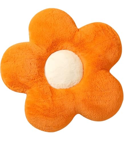 花形クッション ホワイト・オレンジ Amazon.co.jp: HUANN 座布団 クッション 座面クッション チェアパッド