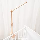 Crib Mobile Arm | Wooden Crib Mobile Holder | Baby Shower Gift Nursery Decor for Sturdy Mobile for Newborn Boys and Girls (Ro