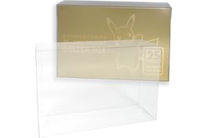 EYESRAIL Boxx Guardian ポケモンカード用 BOX ローダー UVカット 国内製造 コレクション 透明 保管ケース (25th ANNIVERSARY GOLDEN BOX, 【1個】)
