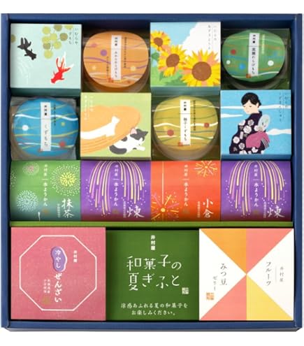 Amazon.co.jp: 井村屋 マイギフト MG-20（12個入） 【和菓子】【ゼリー