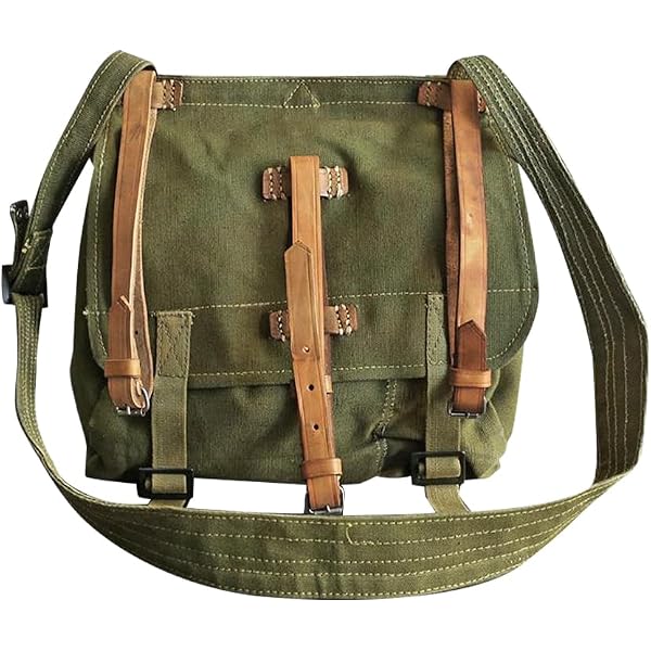 Amazon | 実物 チェコ軍 ヴィンテージ パイオニア キャンバス＆レザー