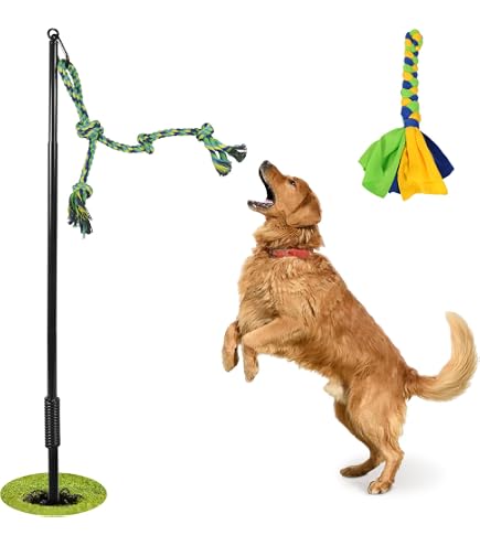 Heavy Duty Tetherball Set With Pole & Ball – Adjustable 10-ft Steel Pole, 5-Prong Base For Backyard Play