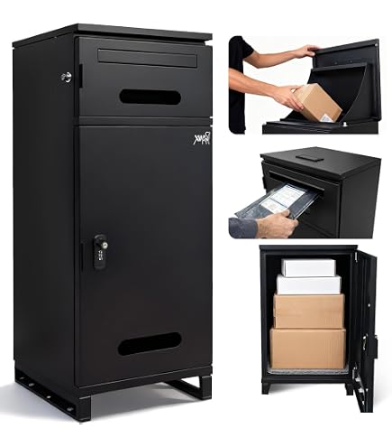 Amazon.co.jp: 宅配ボックス 大容量 73L 鍵付き ダイヤル錠 置き配