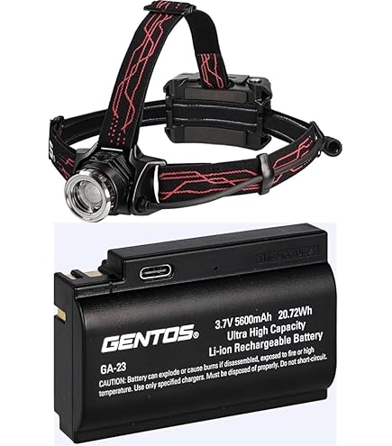 Amazon.co.jp: 【セット買い】 GENTOS(ジェントス) LED ヘッドライト
