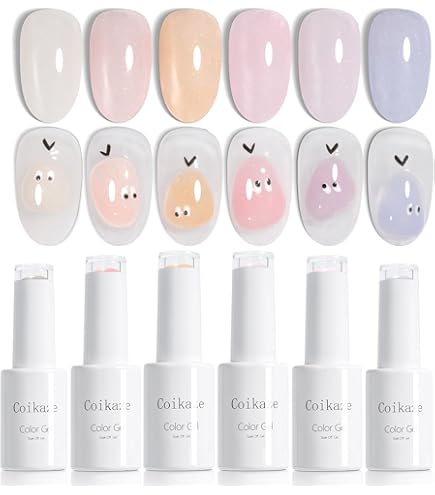 Amazon | Coikaze クリアカラージェル ジェルネイル クリアカラー 透け