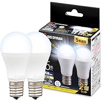 Amazon.co.jp: 【E17】アイリスオーヤマ LED電球 25W形相当 昼光色