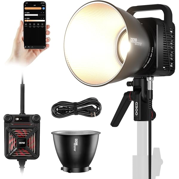 Amazon | [公式旗艦店] ZHIYUN MOLUS B500 500W LED ビデオライト バイ