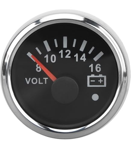 Amazon.co.jp: ポッシュ(POSH) バイク用品 ミニミニ電圧計 ブラック 8
